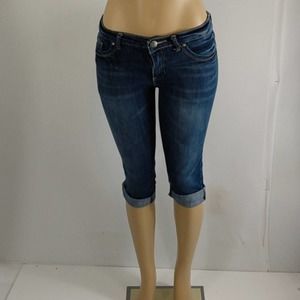 Silver Ali Girl's Medium wash Capris